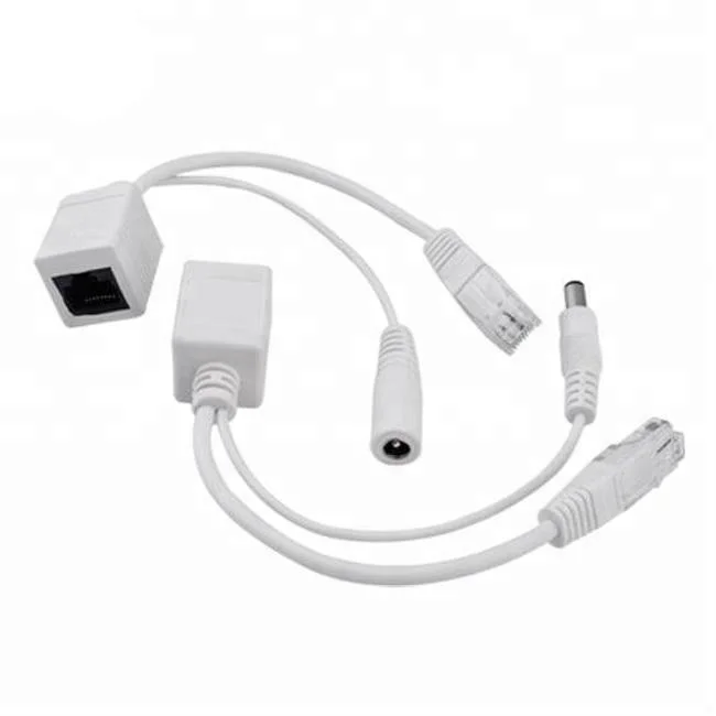High Quality 12v POE spliter and POE Injector cable
