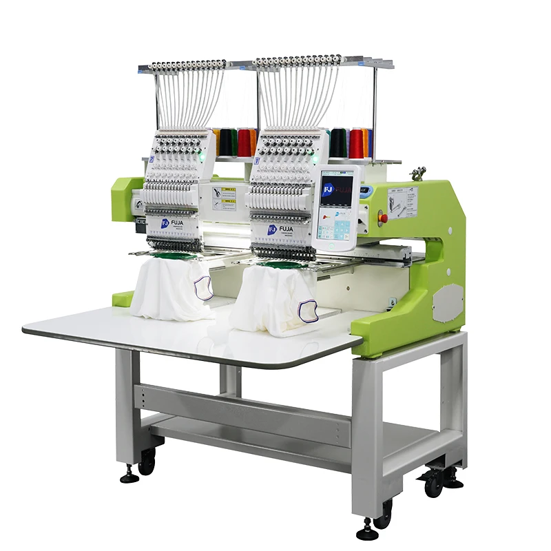 High Quality Doubt Head 12 15 Needles Computerized Industrial Embroidery Machine for Flat Hat Garment