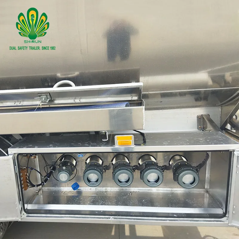 Quality manufacture 42000 Liters Aluminium Alloy Tank Road Tanker Tank Semi Trailers