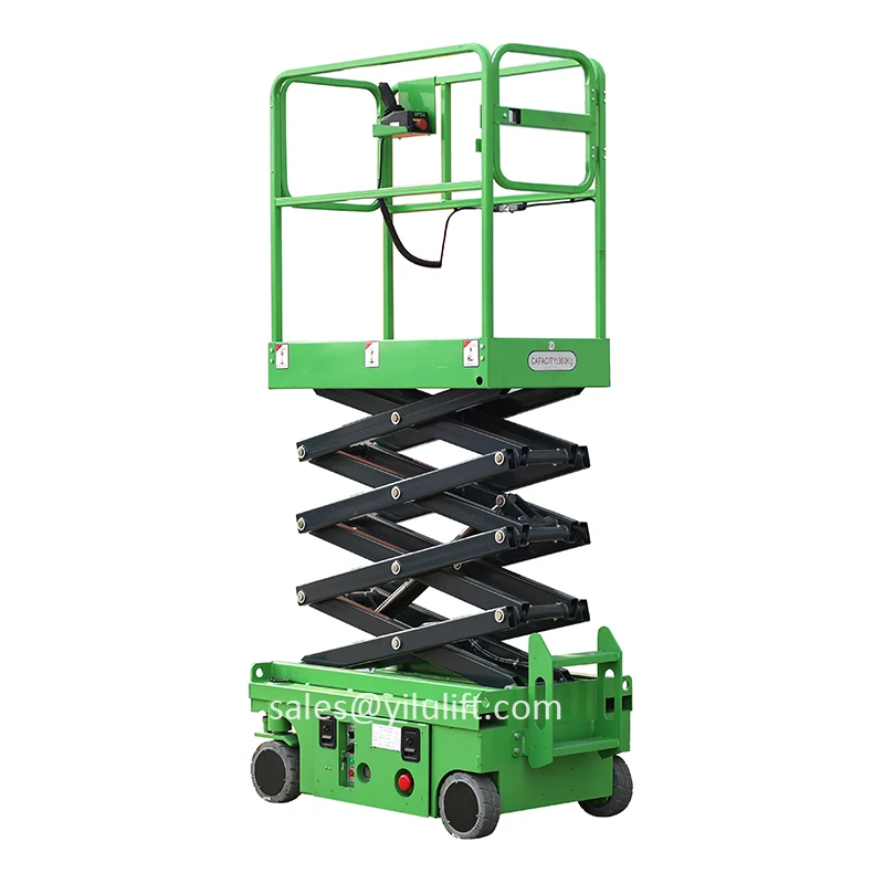 Compact 5M 6M 7M Electric Self Propelled Hydraulic Man Lift