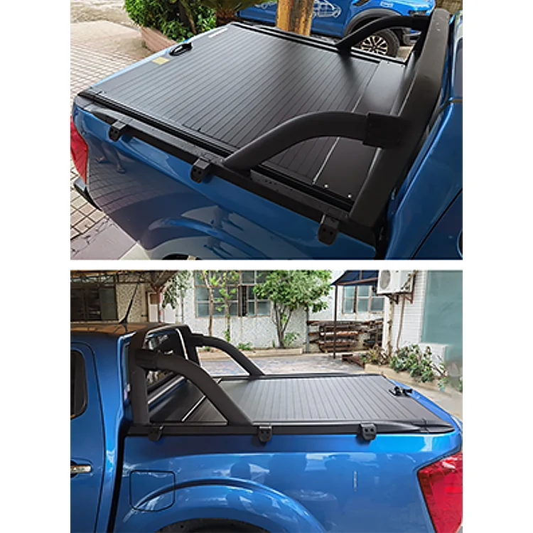 Xiangta Pickup Truck Aluminium Electric Roller Lid Tonneau Cover For Toyota Vigo Accessories Hard Barrel Cover