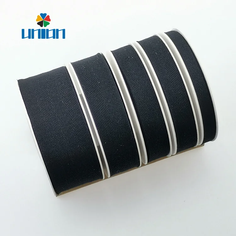 Wholesale  Customized Printed Eco-friendly 100%  Cotton Ribbon Twill ribbon