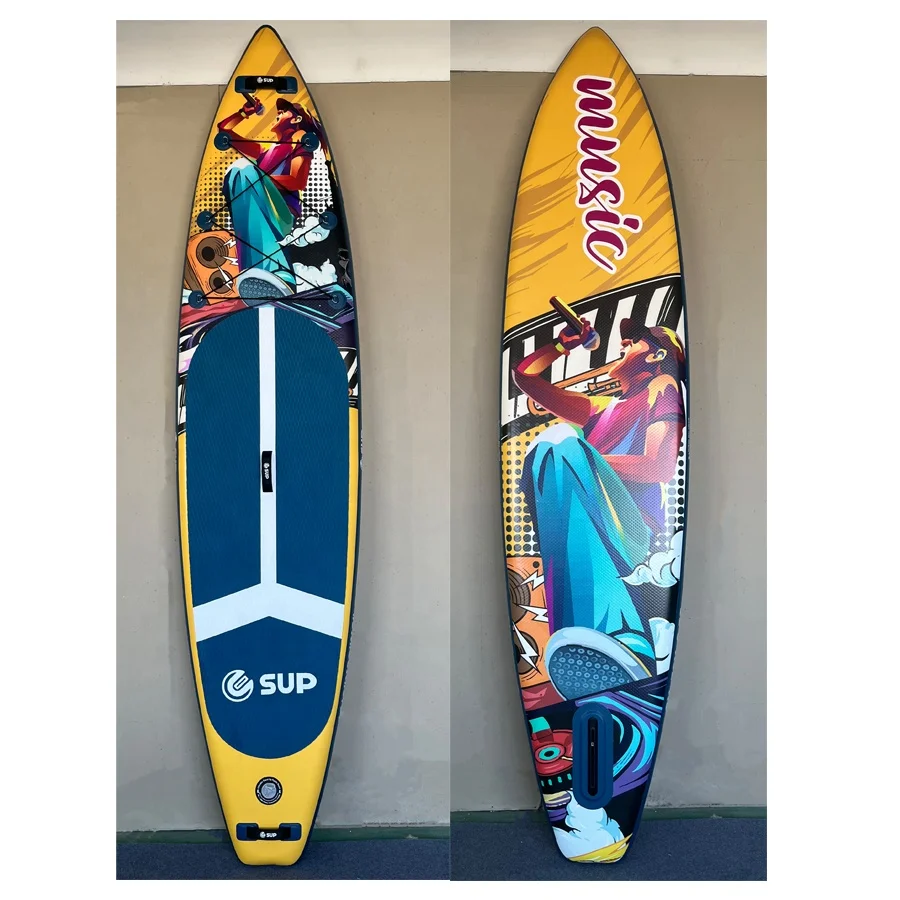 ESUP Inflatable double layer stand up Paddle Board Soft Board for Youth inflatable paddle board Surfboard