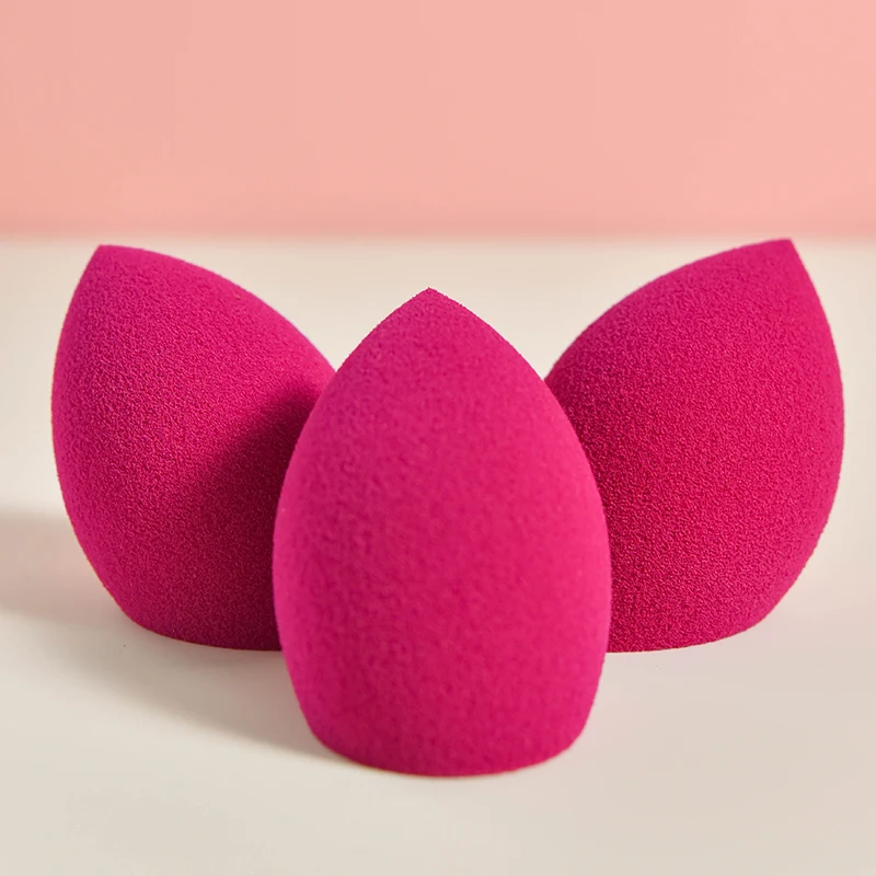 Высококачественная косметическая губка с логотипом на заказ, губка для блендера, мягкая губка для макияжа без латекса