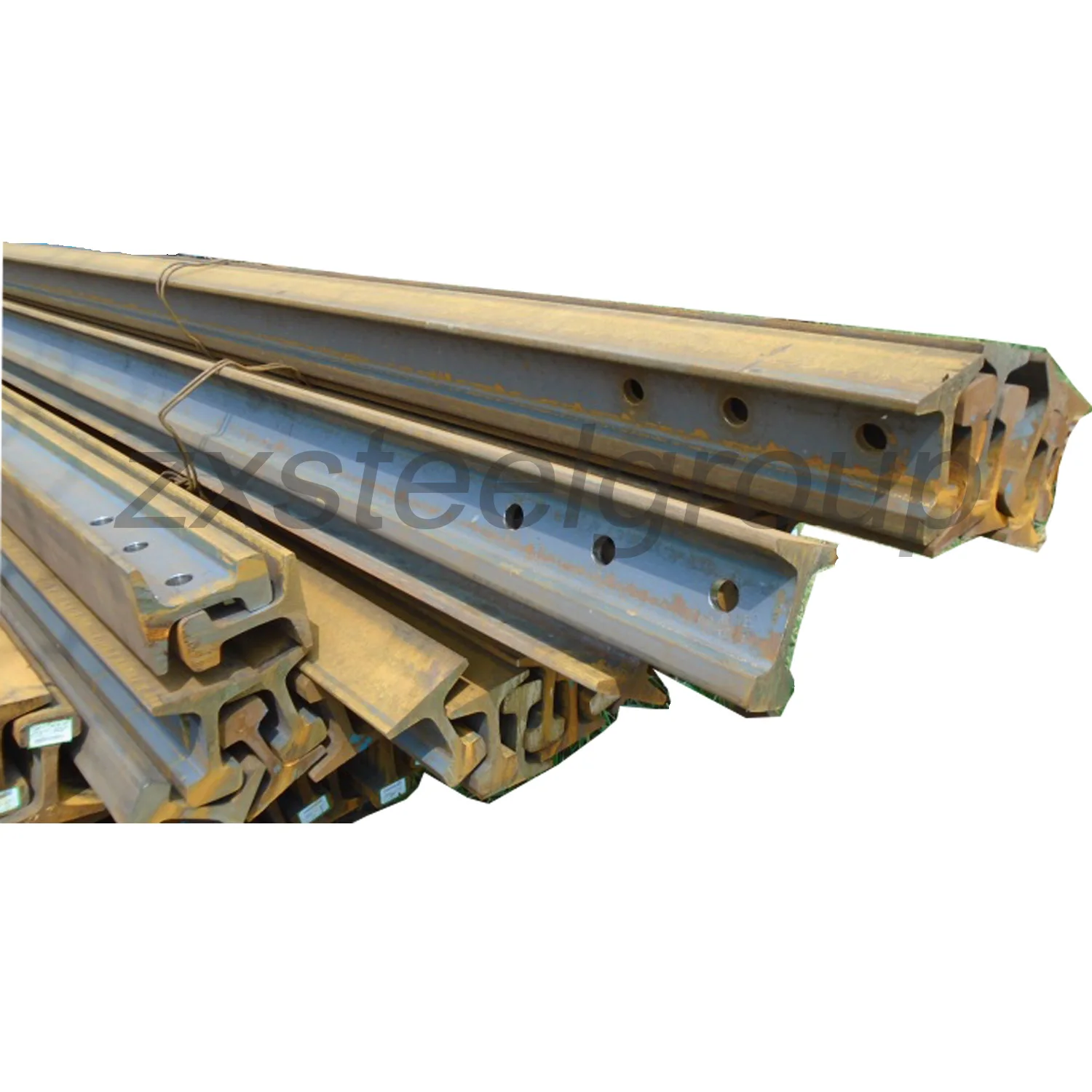 Поставка с китайского завода 50 кг тяжелой стальной рельс U71Mn используемый для железнодорожных