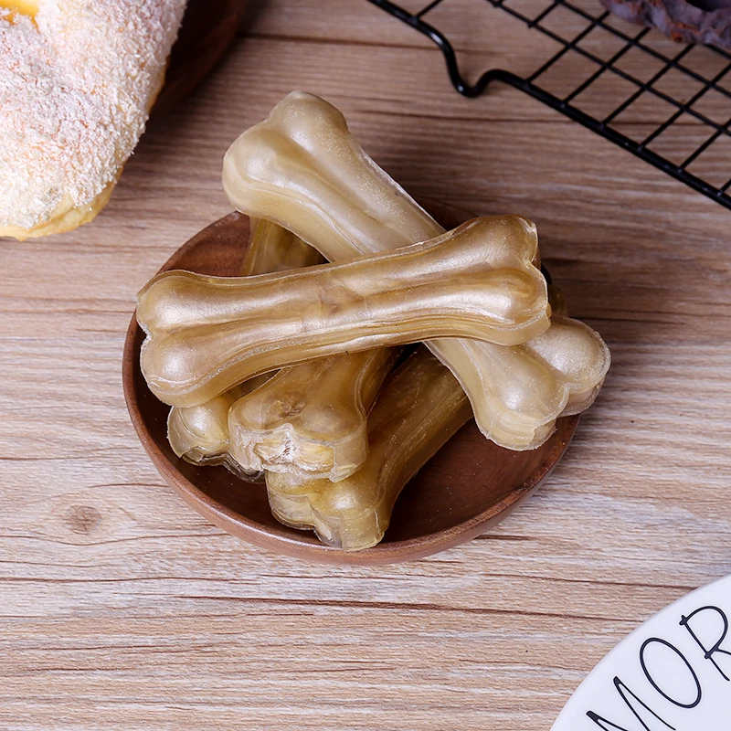 High Protein Natural Rawhide Pressed Bone Rawhide Dog Chew Bone Different Sizes For Dog OEM/ODM