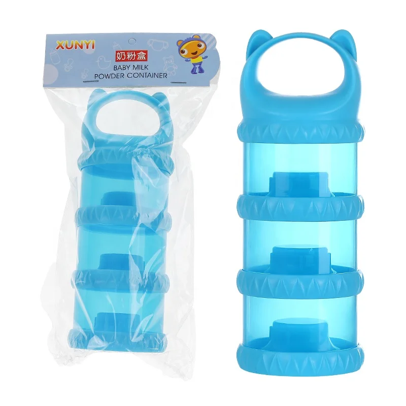 Baby Food Storage Box/Portable dispenser 3 Layered Milk Powder Container
