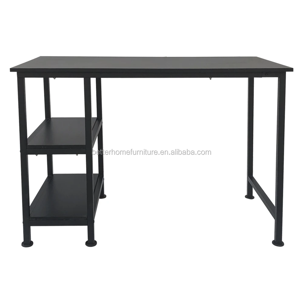 Оптовая продажа, Стальные Деревянные интегрированные компьютерные столы ZJH для настольных компьютеров со стойкой для компакт-дисков