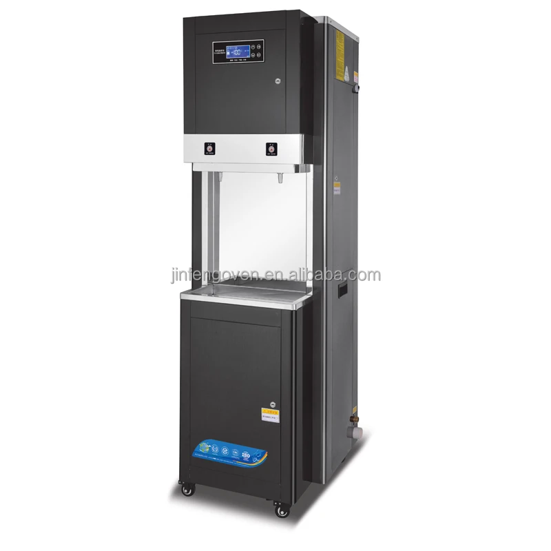 Commercial reverse osmosis water purifier / fully automatic cold and hot water compressor refrigeration water dispense