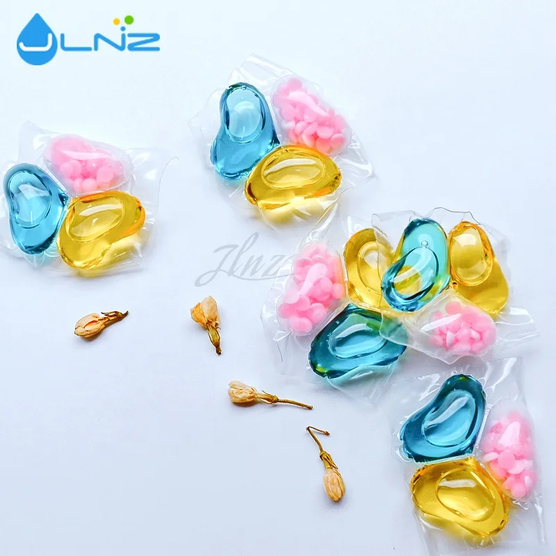 OEM disposable soap concentrate pods plant based laundry detergent washing capsules