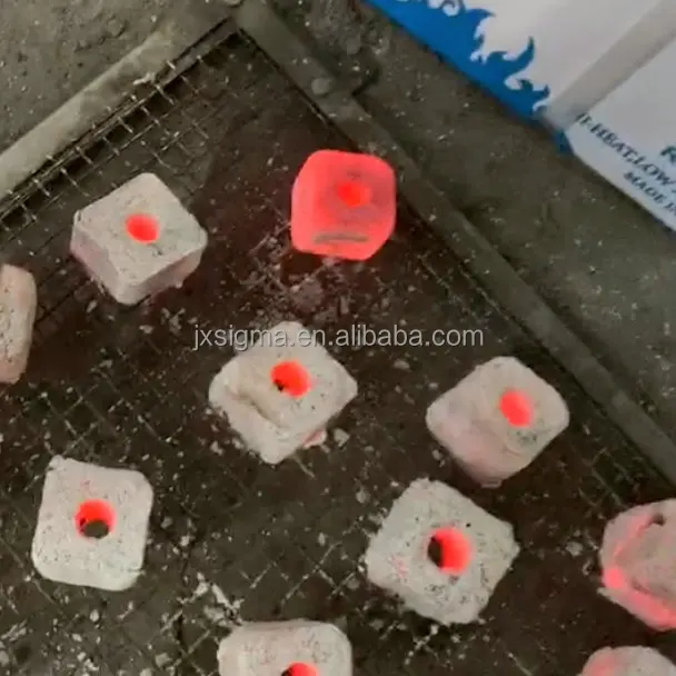 Nanchang Sigma Smokeless Made From 100% Bamboo Sawdust Square Bamboo Shisha Hookah Charcoal