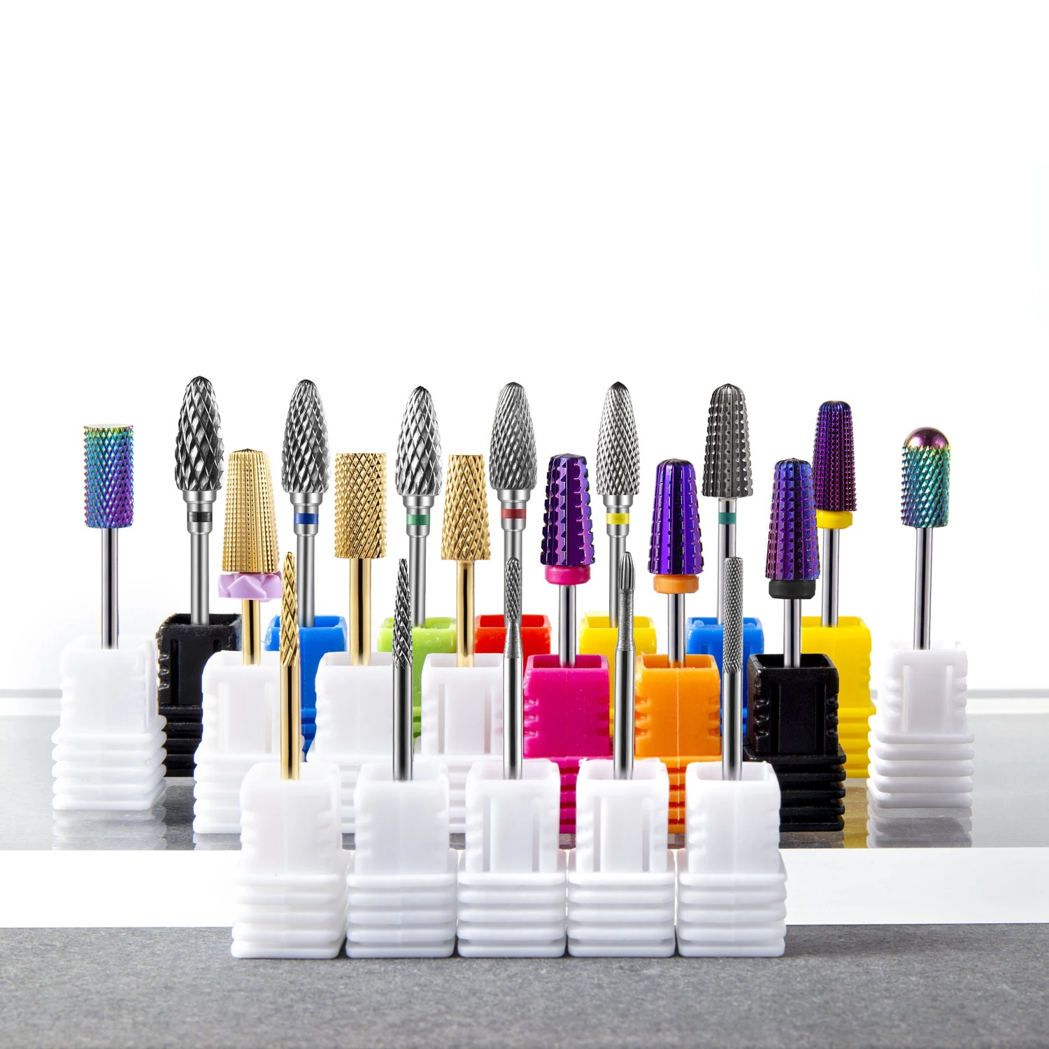 3/32 In Tapered Barrel Carbide Nail Drill Bits for Acrylic or Gel Remover