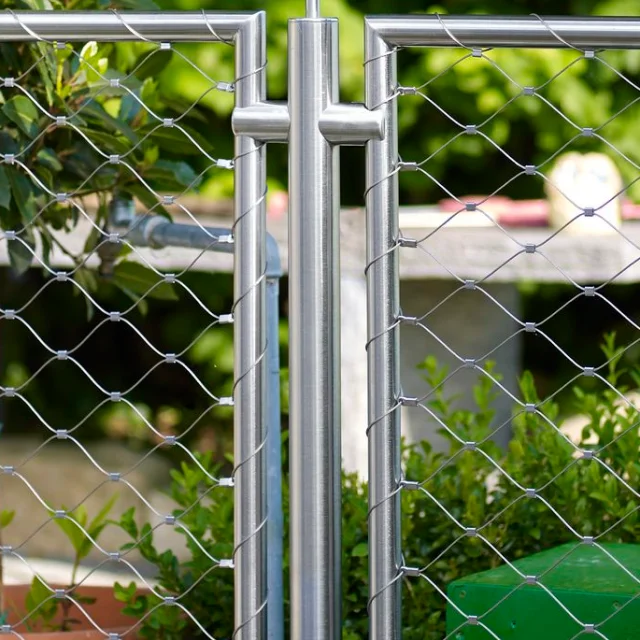  Архитектурный трос безопасности AISI 304 316 проволочная сетка из нержавеющей
