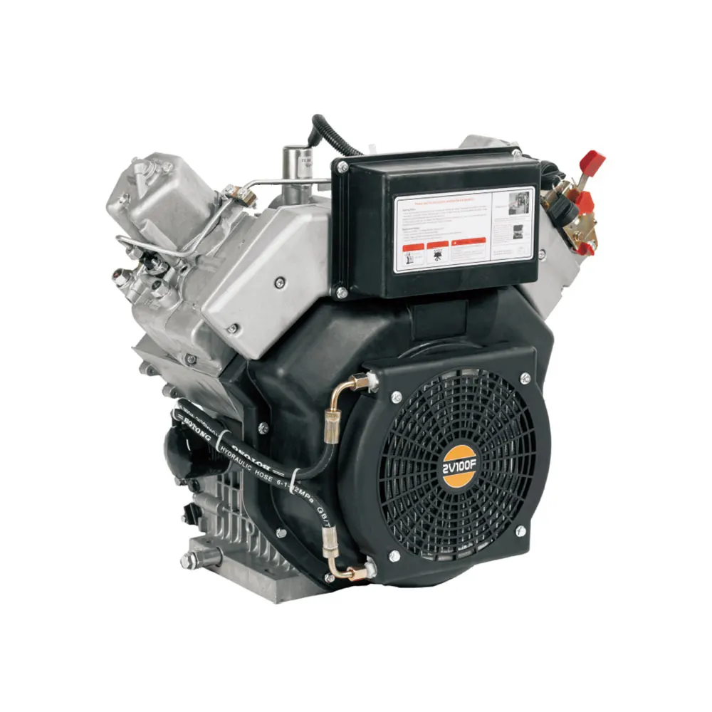 Высококачественный 4-тактный 30HP двухцилиндровый дизельный двигатель с воздушным охлаждением промышленное оборудование 7HP силовым сердечником б/у Deutz 1382CC