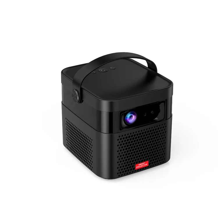 New K5 outdoor mini DLP projector 300 ANSI lumens 960*540P 2GB 32GB android 9.0 3D 4K projector HIFI Stereo movie player