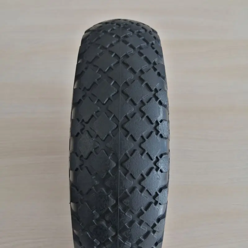 Hot sale high quality 10*3.00-4 Plastic PVC Wheels and Tires for High Wheel Lawn Mowers Trolley Carts