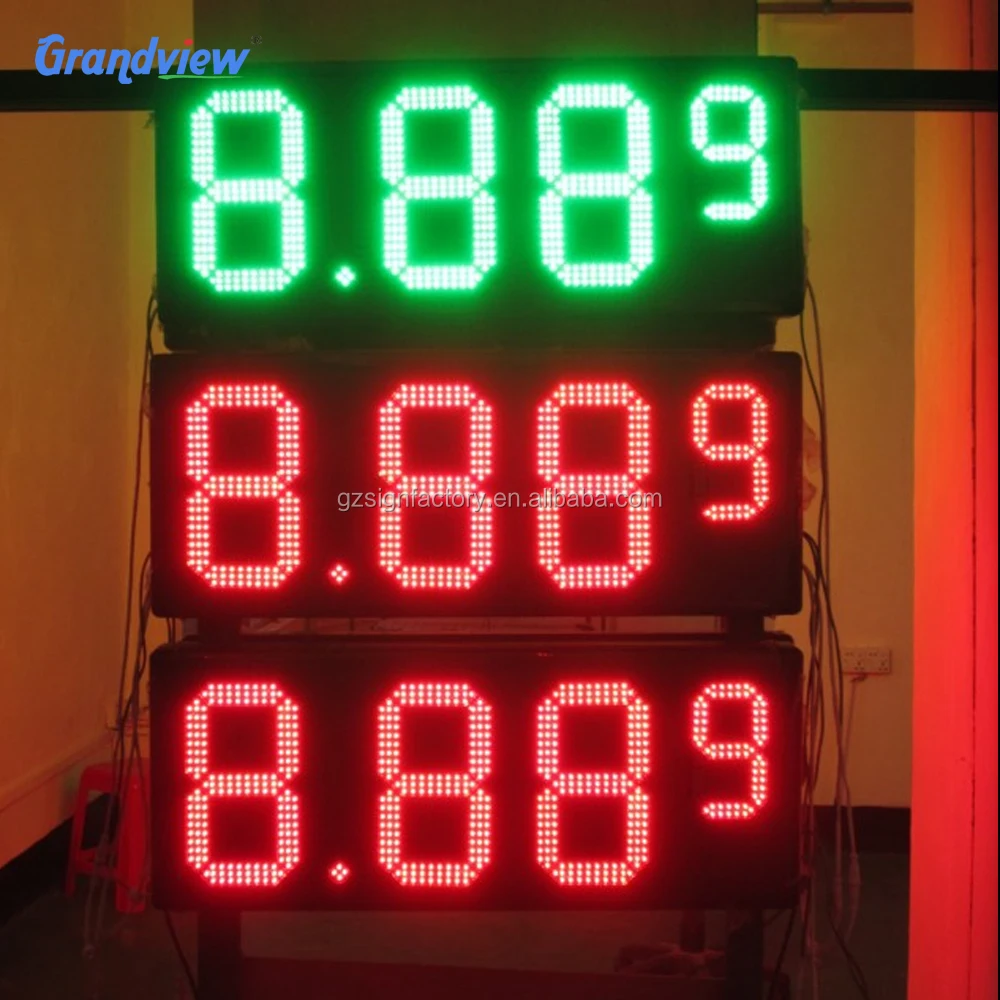 RF remote gas price sign control box led box light sign gas station led gas price