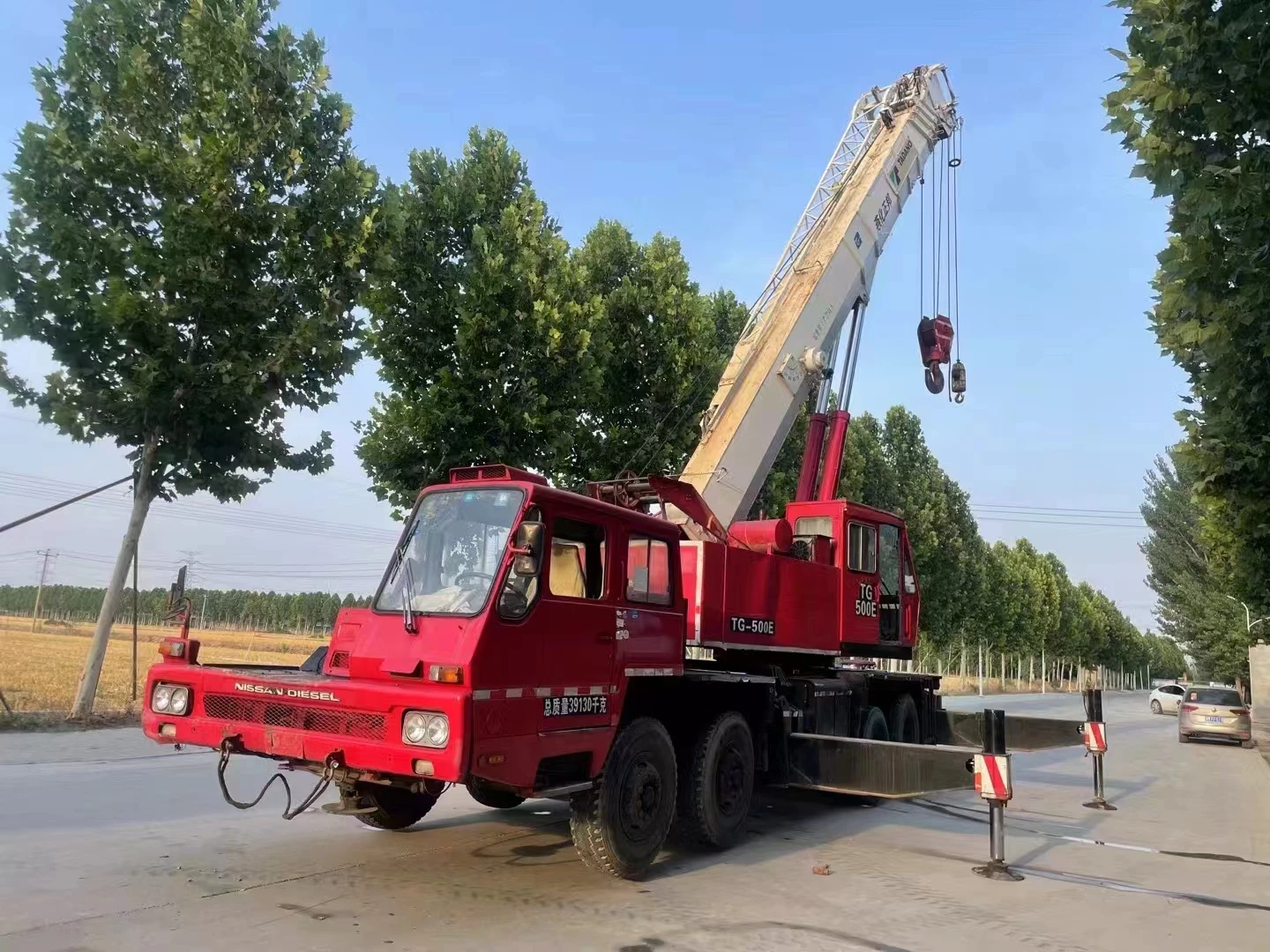 Japan Original Used Tadano TG500E 50-Ton Truck Crane with Low Price High Quality in Stock for sale Good Engine Pump Year 2008
