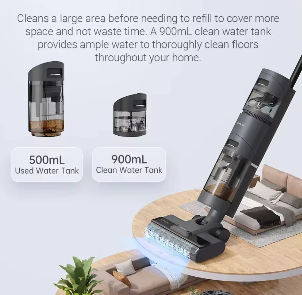 Dreame H12 Wet & Dry Vacuum Cleaners Vertical Upright Floor Washing Mopping Handheld device for Home