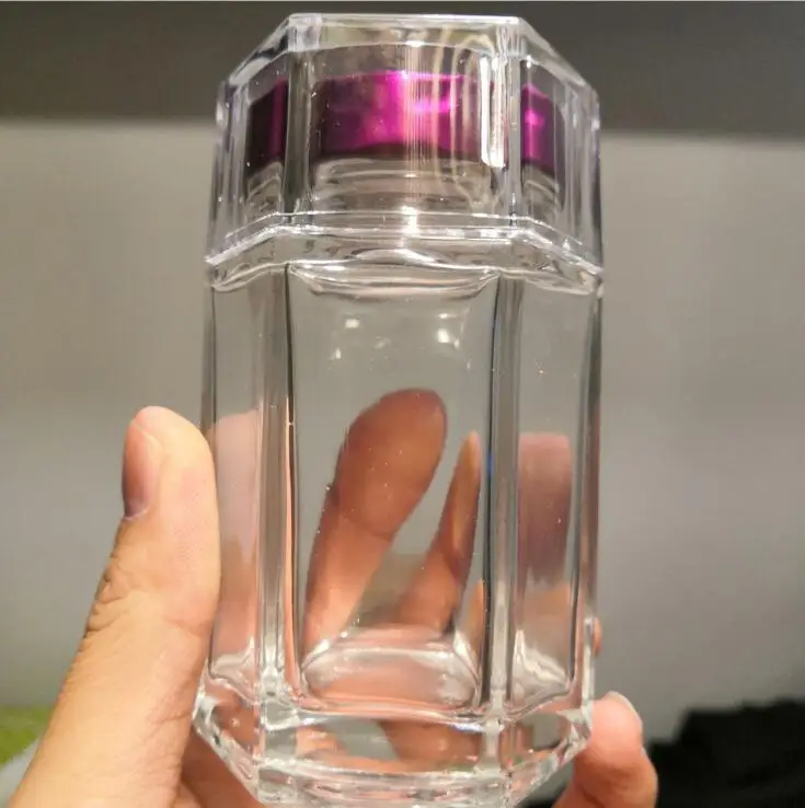 Hexagonl Transparent House Storage Empty Nut Suger Canned Glass Jam jar Honey Jar