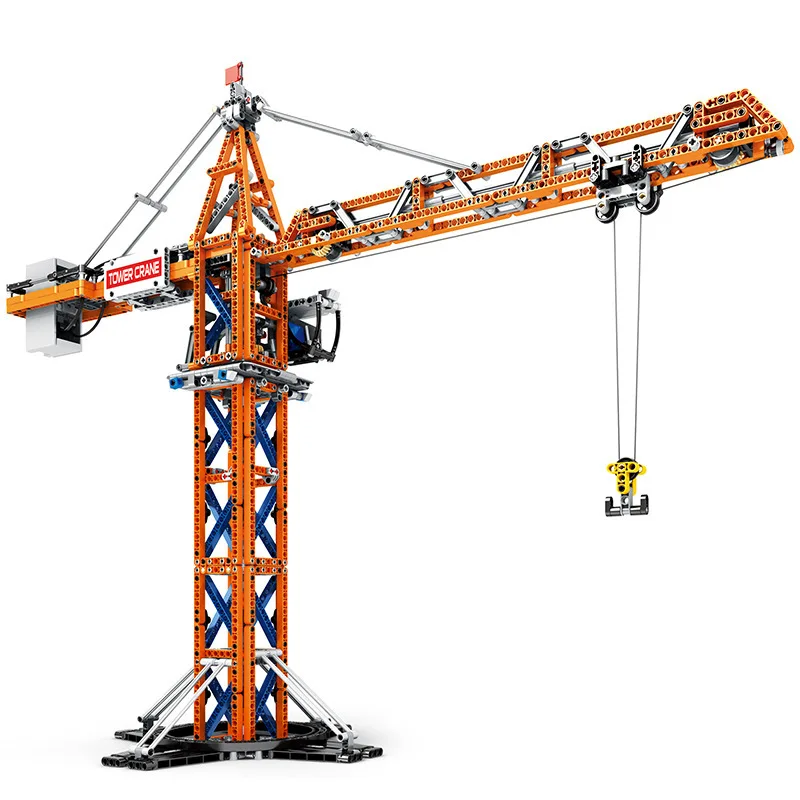 LaiNan Reobrix 22013 1288PCS Tower crane Engineering series Building block puzzle toy holiday gift