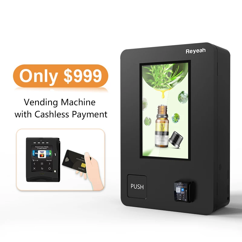 Настенные торговые автоматы Smart CBD Tobacco Digital Card Reader торговый автомат с дисплеем