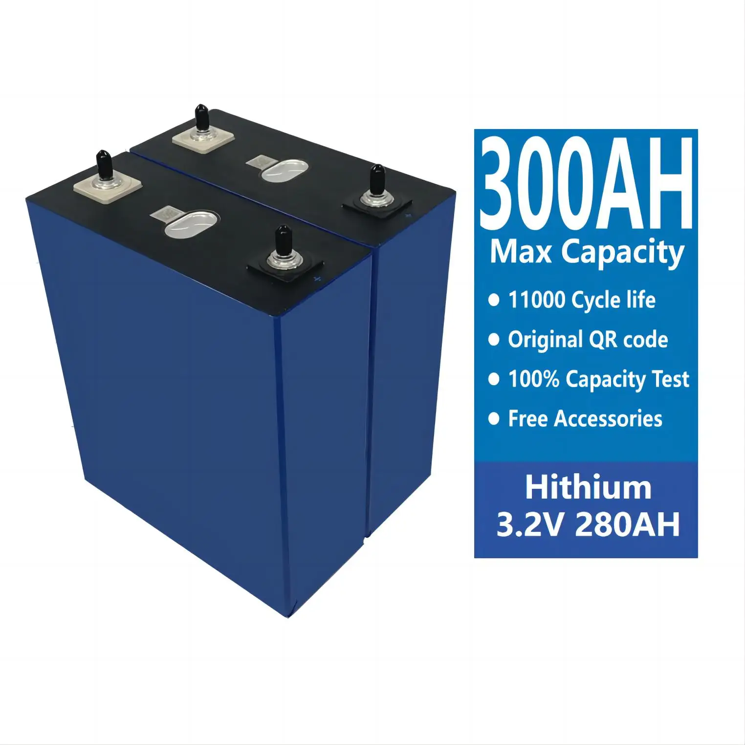 Starmax 10000 Long Cycles Hithium 3.2V 280Ah Lifepo4 Battery Cell 3.2V Prismatic LFP Lipo4 Energy Storage Battery