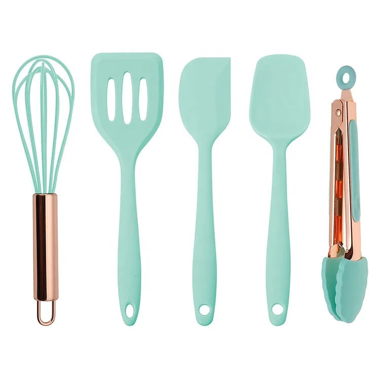 
wholesale kitchenware and cookware High Quality 5pcs set silicone kitchen tools kitchenware Kitchen Accessory baking tools 