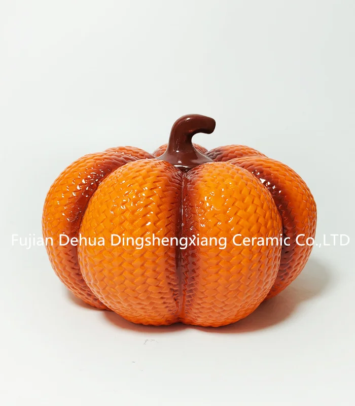 Harvest Pumpkin Ceramic Pumpkin for Home Fall Decor Modern Holiday Halloween Farmhouse Decorations