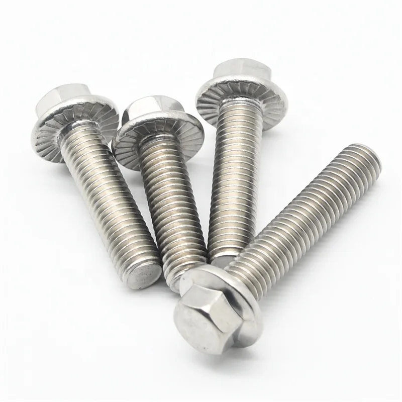 Hardware Fastener IOS4162 Stainless Steel 304 316 Hex Flange Bolt Wholesale price Made In China High Quality Direct Manufacturer