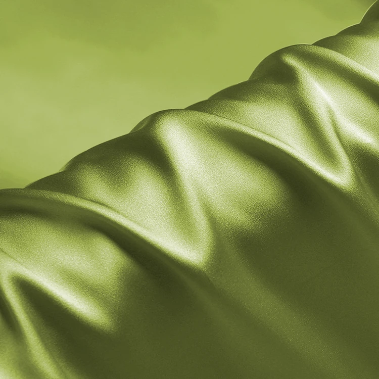 wedding dress pure silk 16mm silk satin fabric 114cm width No.46 color shine silk fabric