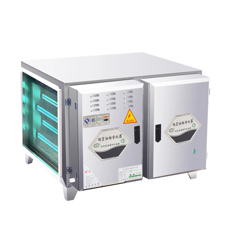 Kitchen oil fume odor treatment electrostatic precipitator high-efficiency oil fume deodorization filter
