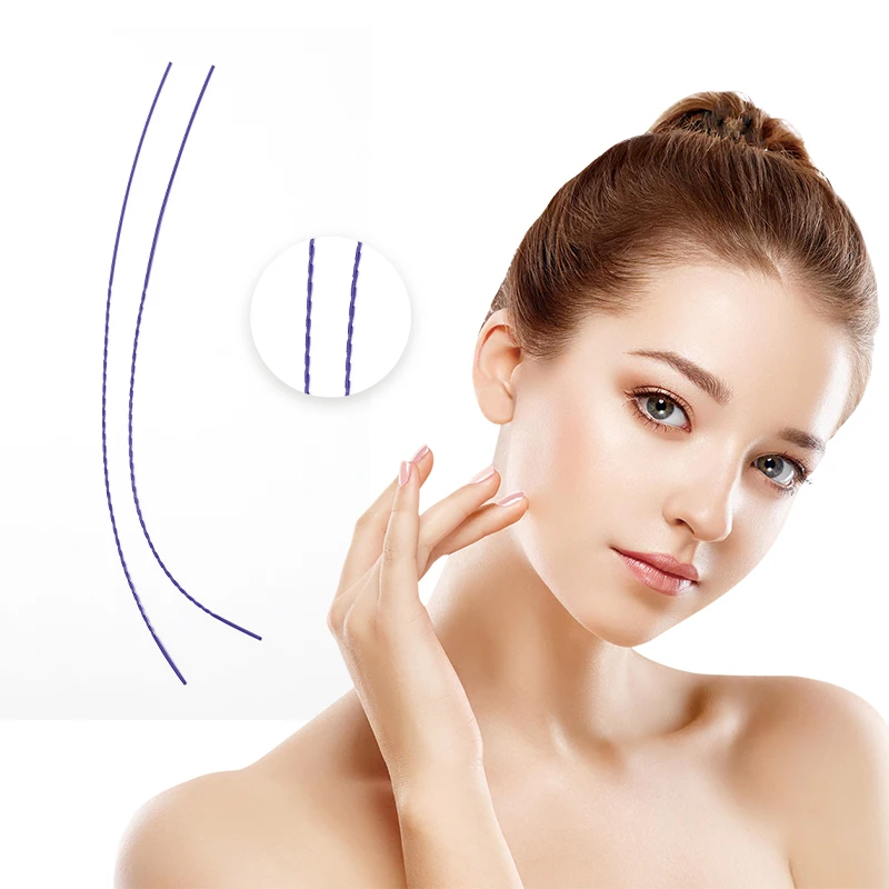 Безопасная абсорбируемая мононитевая нить olп Минерва facelift 30 г 25 мм острый Тип иглы с длительным сроком службы