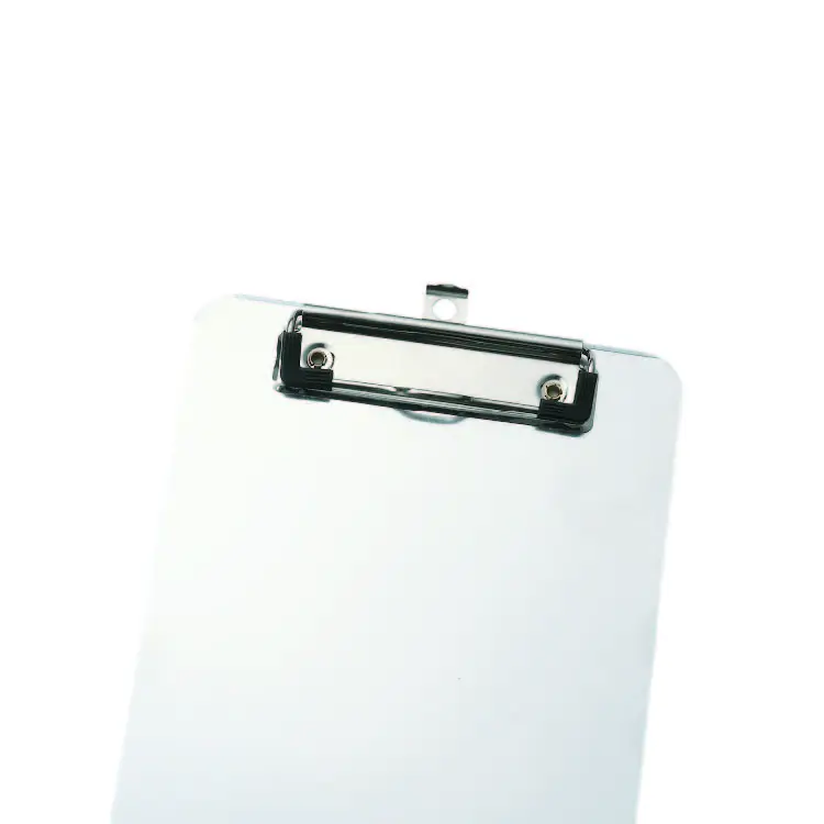 Convenient to carry Eco-friendly The metal clip A4 Size Plastic Clipboard