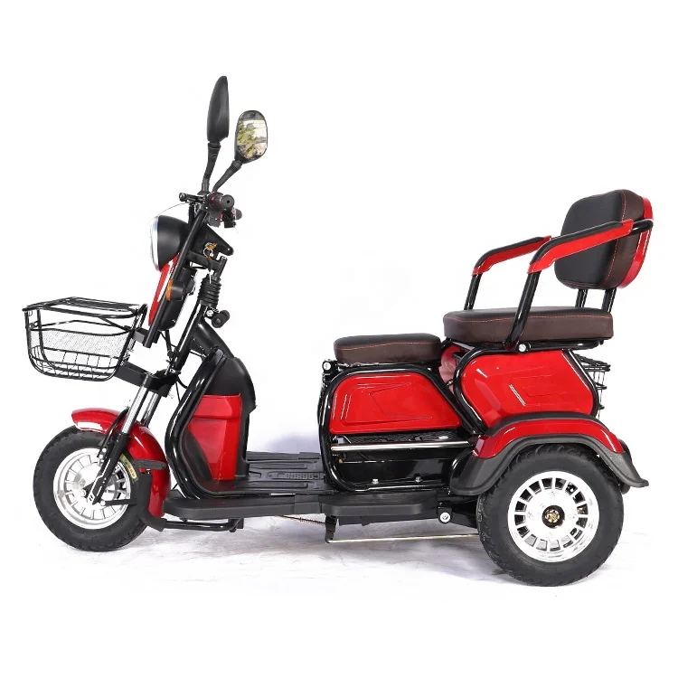 14nch tiresThree-seat Electric bicycles Adults electric scooters ebike Electric tricycle