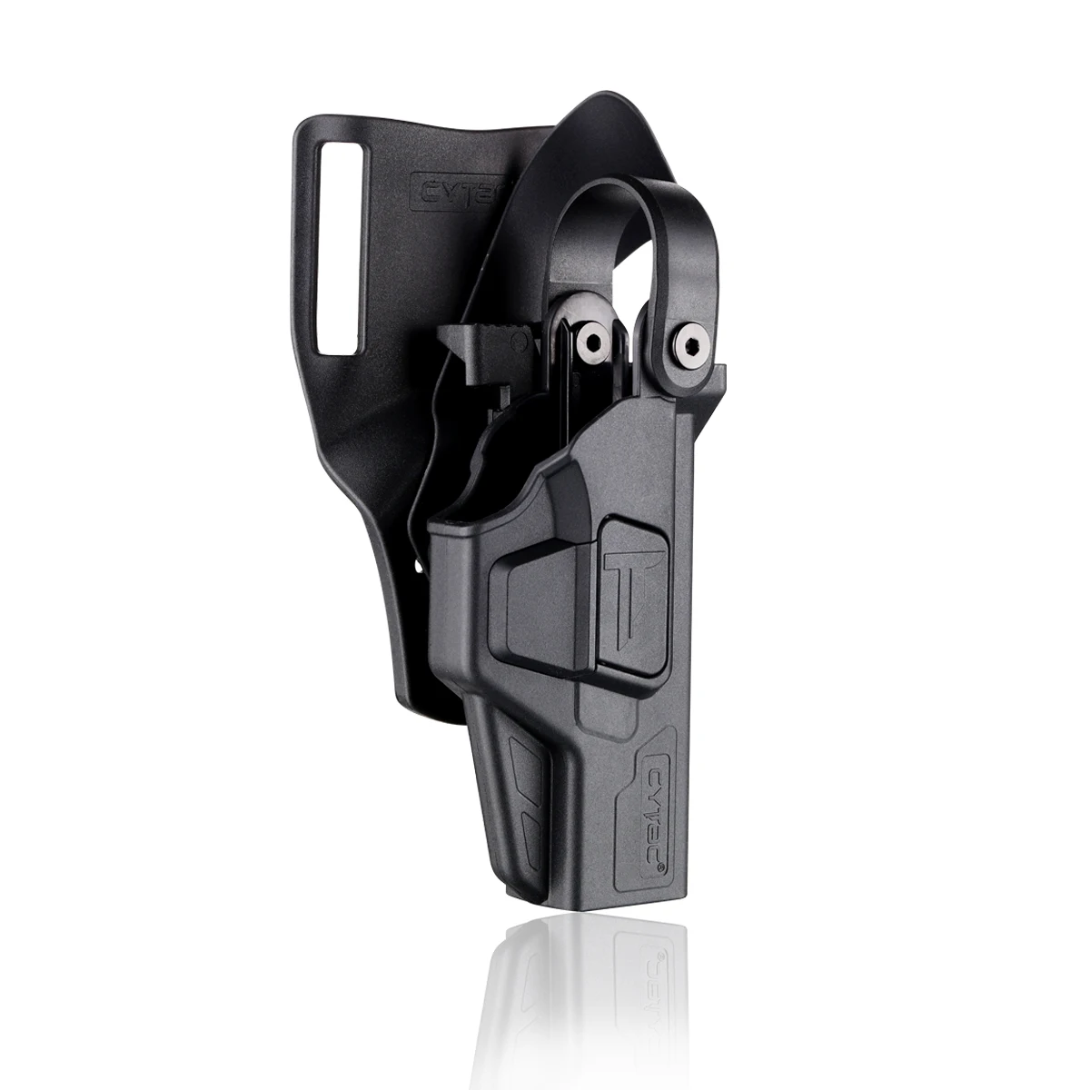 Cytac tactical gun holster and belt clip holster