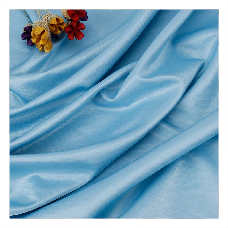 Г/кв. М полиэстер/нейлон яркий сатин гладкая модная Имитация уксусной кислоты роскошная дизайнерская ткань и текстиль для одежды