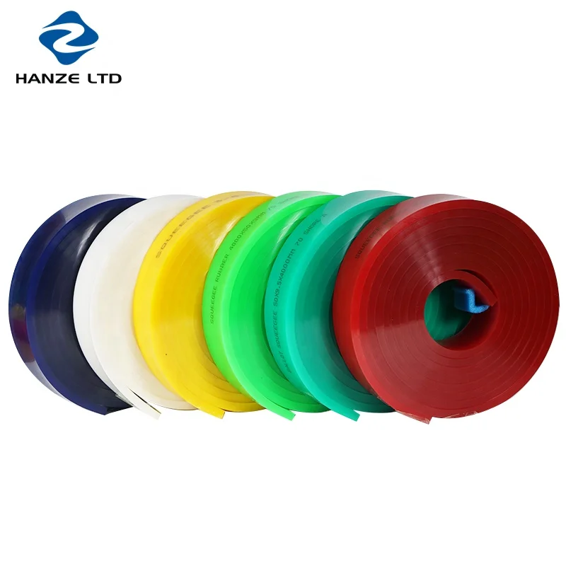 2 in 1 silk screen printing squeegee replacement rubber roll strip 50mm x 3mm x 2m