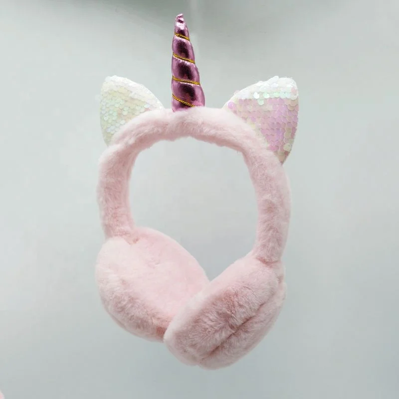 
High Quality Fashion Wired Cartoon Cute Animal Headphones Unicorn Plush Wired Headset Boys and Girls Headphone 