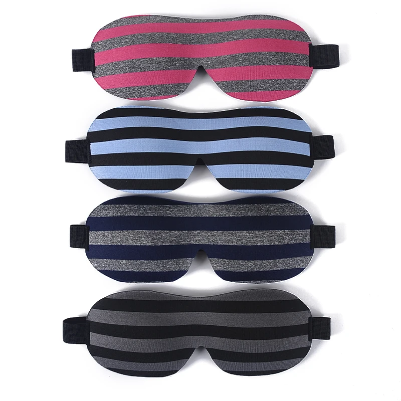 3d sleep eye mask milkfibe Blocking Light Travel blindfold Factory customization Wholesale Printing logo