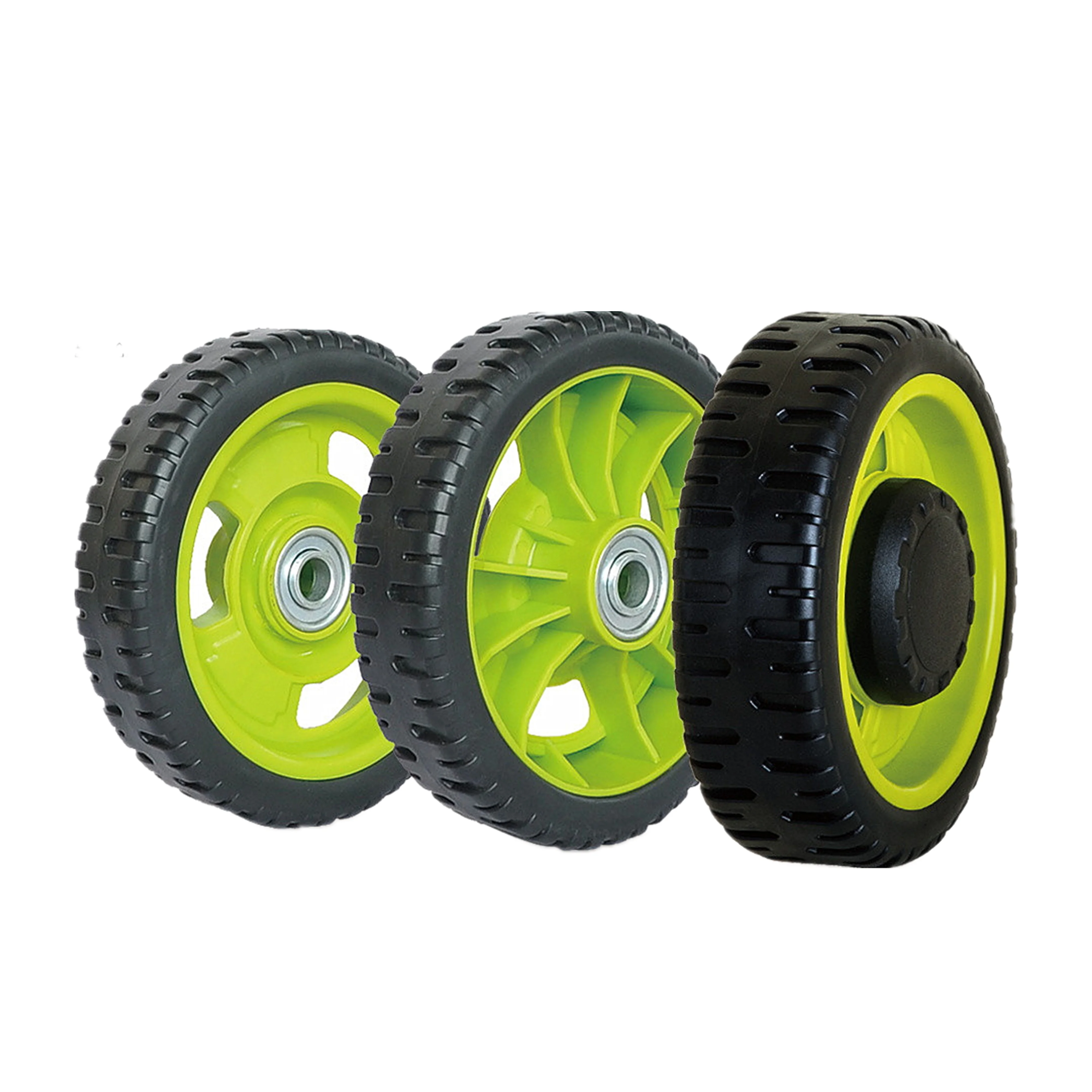 6 inch plastic car cooler wheels for lawn mower, plastic ice barrel beach cooler box, bbq grill wheels