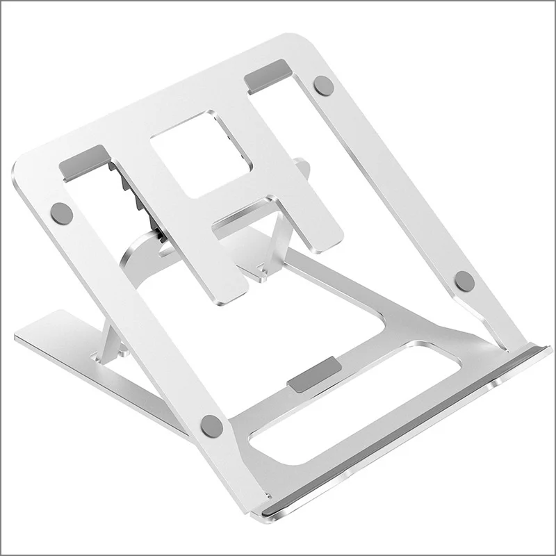 2021 Popular Folding Cooler Flexible Adjustable Aluminum Laptop Stand Riser