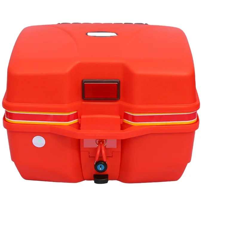 
28l PP Material Copper Lcck Core moto case red waterproof Motorcycle Scooter rear Top box 28l PP Material Copper Lcck Core moto case red waterproof Motorcycle Scooter rear Top box