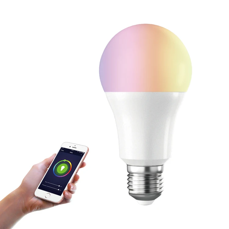 
Amazon Alexa Google Assistant Voice Control GU10 LED Bulb Dimmable, RGB GU10 Smart Spot Light Bulb 5W 