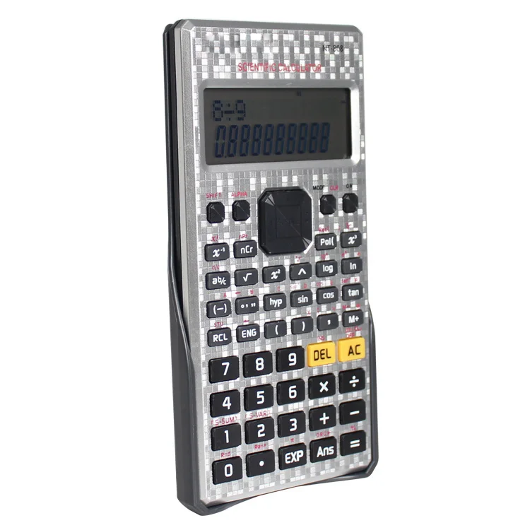 High Tech 2-строчный ЖК-дисплей 240 многофункциональный электронный 12-разрядный научный калькулятор