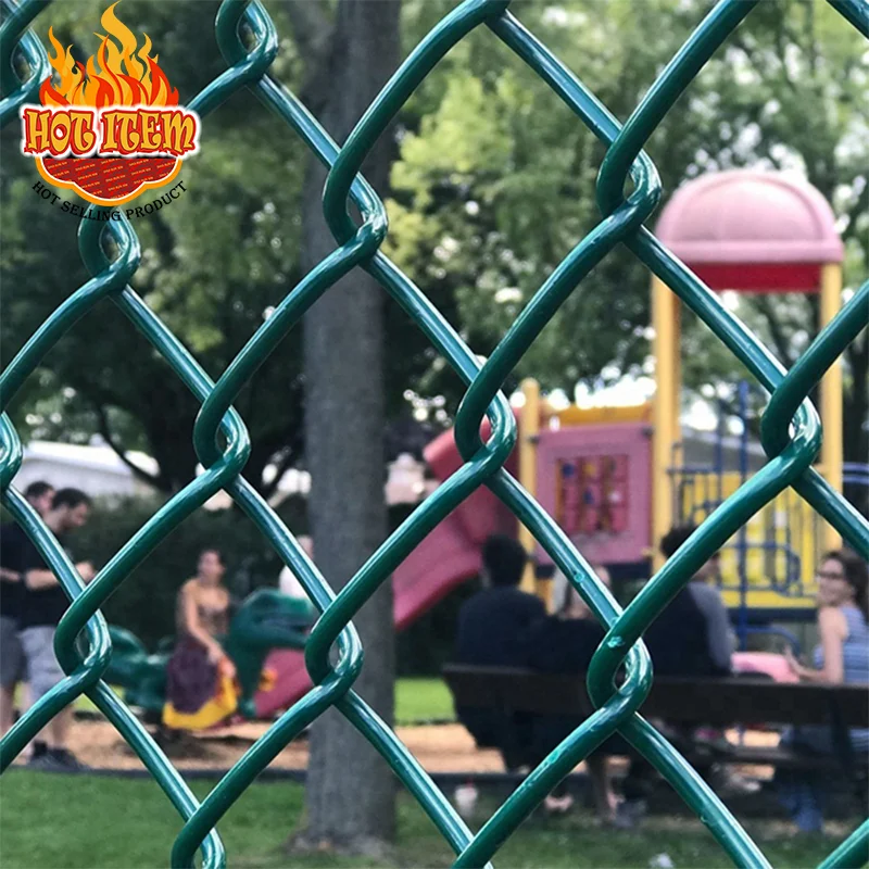 SRX cost-effective Galvanized Chain Link Fence Diamond Wire Mesh Security Fencing For Football Ground ready stock