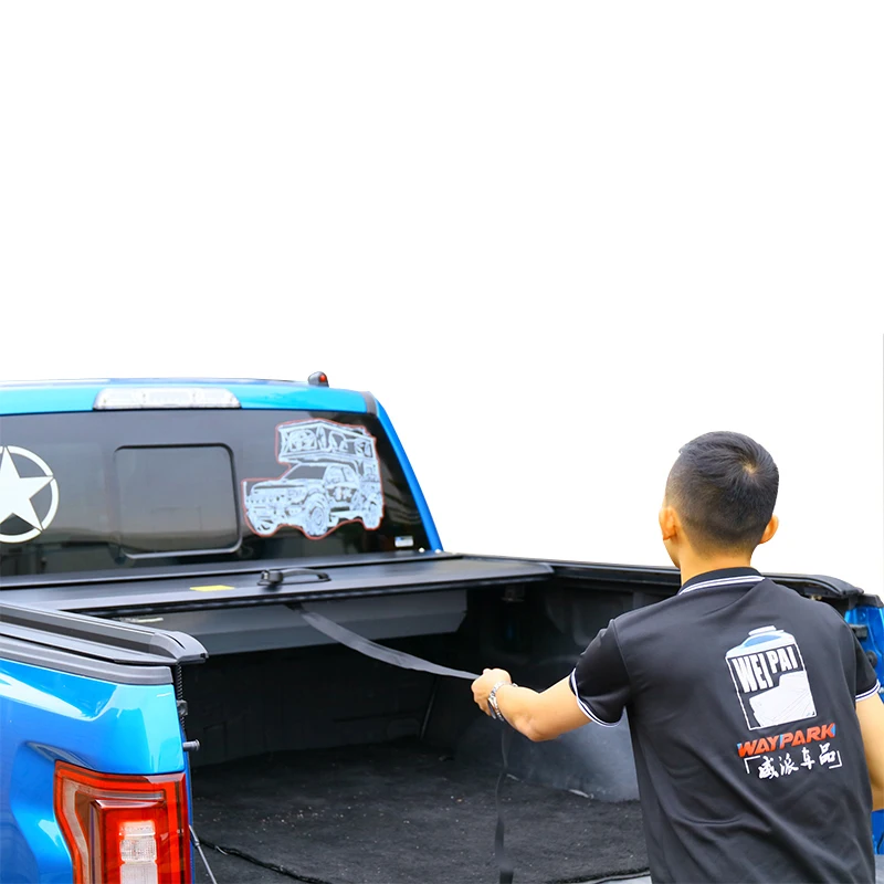 Wholesale 4x4 Retractable Roller Shutter Pick Up Tonneau Bed Cover Lock for Ford Ranger W