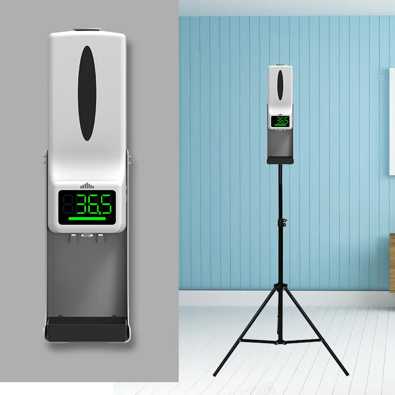  K9x Automatic Touchless Auto Alcohol Hand Sanitizer Dispenser With Temperature