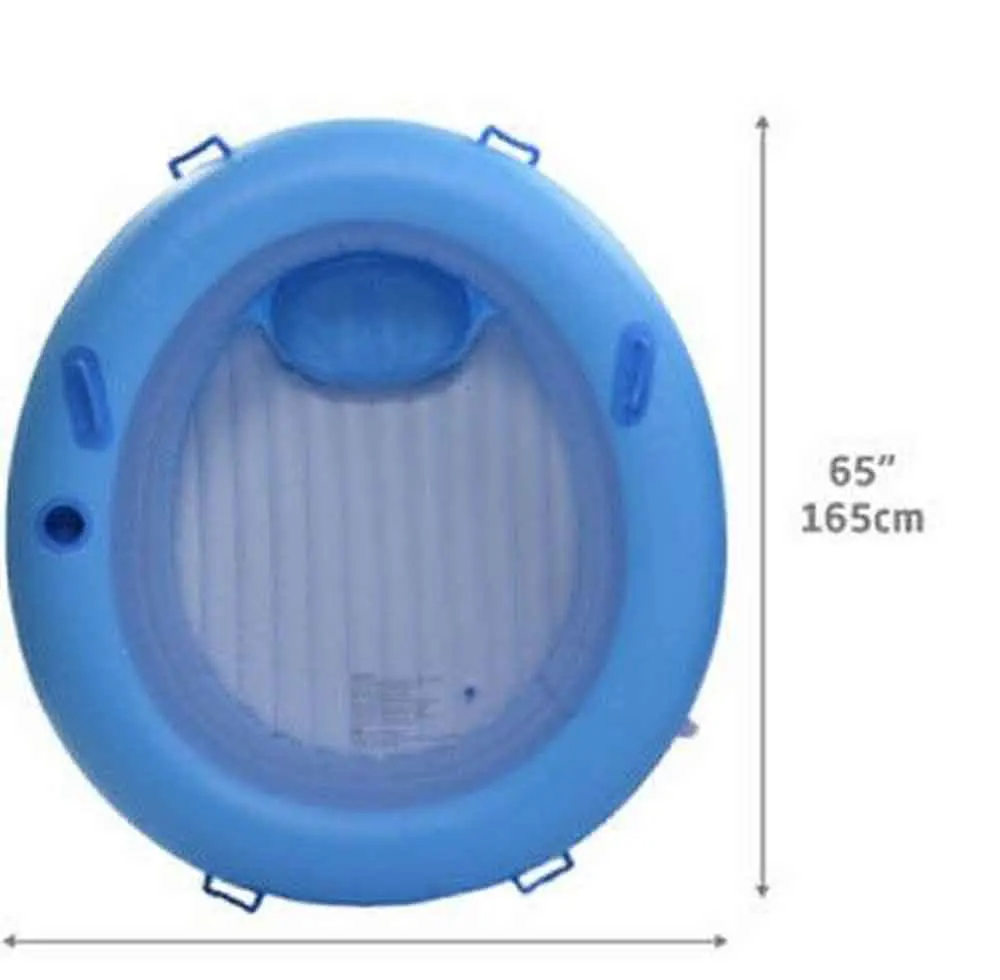 Inflatable Birth Pool with Internal Seat and Cup Holder Bucket