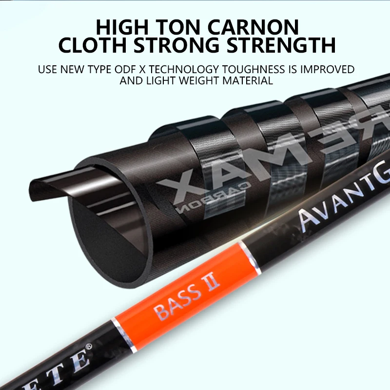 2022 New Low Cost  Sensitive Guide Bass Straight Shank Professional Competition Lure Rod